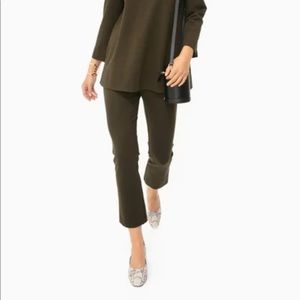 NWT Tuckernuck Ashford Ponte Pant in Army Green - XXS